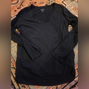 Black Maternity Shirt